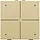 Niko 221-52204 drukknop 4-voudig met LED en comfortsensoren Niko Home Control gold coated