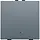 Niko 220-52201 drukknop 1-voudig met LED en comfortsensoren Niko Home Control blue grey coated