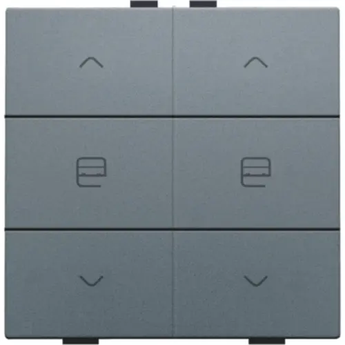 Niko 220-51036 jaloeziebediening 2-voudig voor Niko Home Control blue grey coated