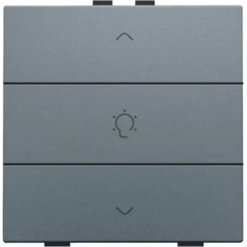 Niko 220-51043 dimbediening 1-voudig met symbool voor Niko Home Control blue grey coated