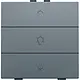 Niko 220-51043 dimbediening 1-voudig met symbool voor Niko Home Control blue grey coated