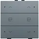 Niko 220-52036 jaloeziebediening 2-voudig met LED voor Niko Home Control blue grey coated