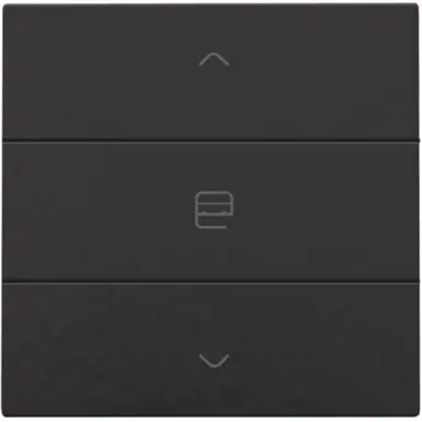 Niko 200-51033 jaloeziebediening 1-voudig voor Niko Home Control piano black coated