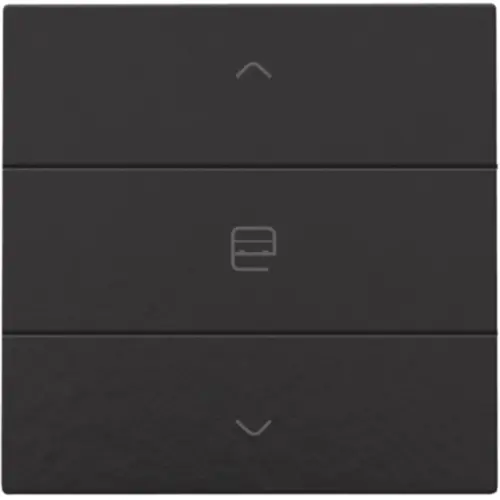 Niko 200-51033 jaloeziebediening 1-voudig voor Niko Home Control piano black coated