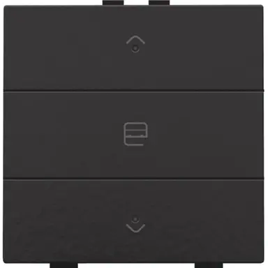 Niko 200-52033 jaloeziebediening 1-voudig met LED voor Niko Home Control piano black coated