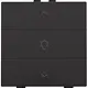 Niko 200-52043 dimbediening 1-voudig met LED en symbool voor Niko Home Control piano black coated