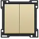 Niko 221-61505 schakelwip 2-voudig gold coated