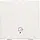 Niko 101-52921 drukknop 1-voudig met LED en comfortsensoren voor Niko Home Control symbool woning verlaten white