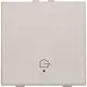 Niko 102-52921 drukknop 1-voudig met LED en comfortsensoren voor Niko Home Control symbool woning verlaten light grey