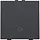 Niko 122-52921 drukknop 1-voudig met LED en comfortsensoren voor Niko Home Control symbool woning verlaten anthracite coated