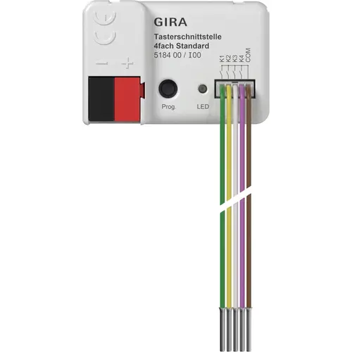 Gira 518400 drukc.i/f 4-v standard knx sec