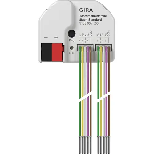 Gira 518800 drukc.i/f 8-v standard knx sec