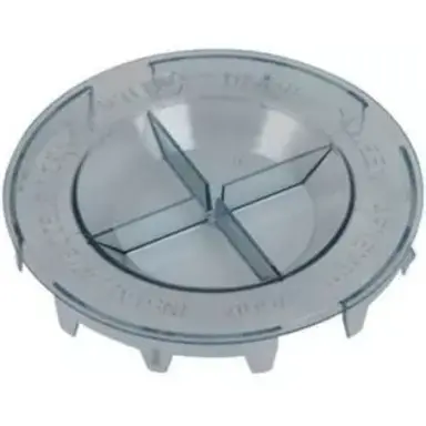 Attema AT4040 deksel inbouwdoos rond transparant