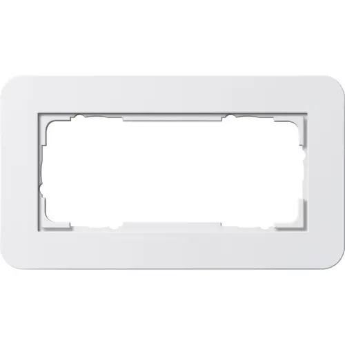 Gira 1002410 afdekraam 2-voudig zonder middenstijl E3 wit glans