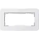 Gira 1002410 afdekraam 2-voudig zonder middenstijl E3 wit glans