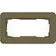 Gira 1002416 afdekraam 2-voudig zonder middenstijl E3 umbra/wit