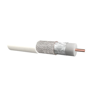 Dynamic COAXE193090 coax-kabel 75 ohm Klasse A Eca rol 100 meter wit