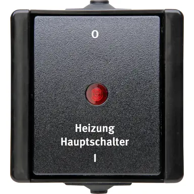 Kopp 541305008 opbouw hoofdschakelaar voor verwarming 10A IP44 ProAQA zwart