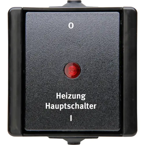 Kopp 541305008 opbouw hoofdschakelaar voor verwarming 10A IP44 ProAQA zwart