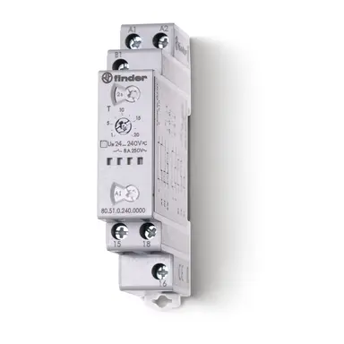 Finder 80.51.0.240.0000 fin tijdrelais 1w 8a 24...240v