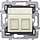 Niko 100-79252 draagring 2x RJ45 UTP Cat.5E vlakke uitvoering geschikt voor PoE cream