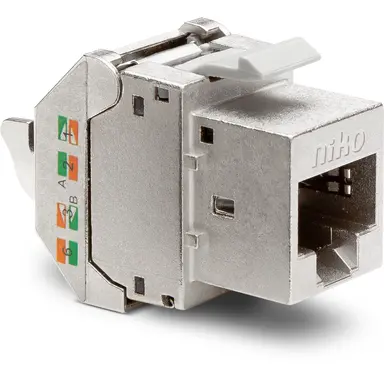 Niko 650-45056 afgeschermde RJ45-connector STP CAT5E voor PoE++ tot 100Mhz