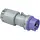 PCE 062V CEE-contactstop 2-polig 16A 20-25V IP44 violet