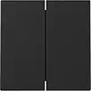 Gira 3295005 schakelwip 2-voudig Systeem 55 zwart mat