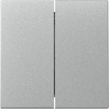 Gira 329526 schakelwip 2-voudig Systeem 55 aluminium mat
