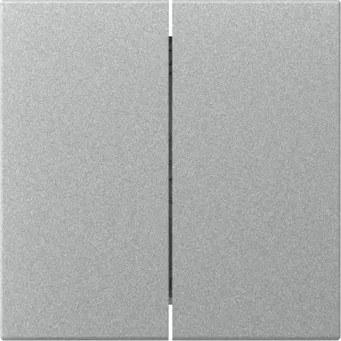 Gira 349526 schakelwip 2-voudig rechtstaand Systeem 55 aluminium mat
