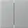 Gira 349526 schakelwip 2-voudig rechtstaand Systeem 55 aluminium mat