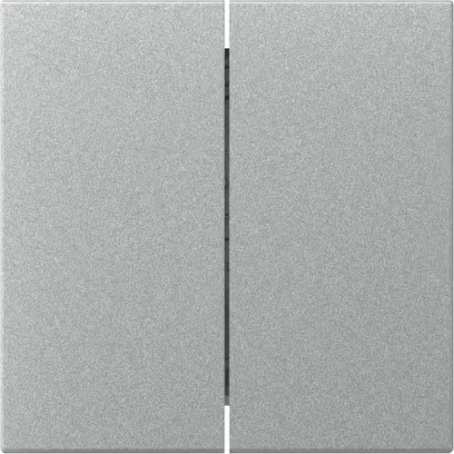Gira 349526 schakelwip 2-voudig rechtstaand Systeem 55 aluminium mat