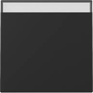 Gira 3299005 schakelwip met tekstkader Systeem 55 zwart mat