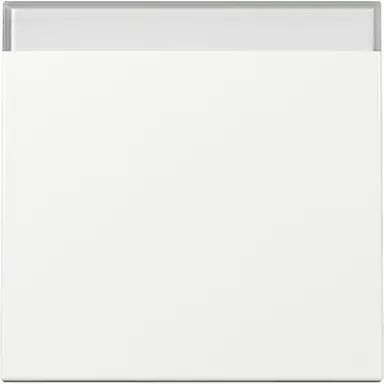 Gira 329903 schakelwip met tekstkader Systeem 55 wit glans