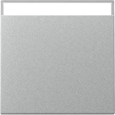 Gira 329926 schakelwip met tekstkader Systeem 55 aluminium mat