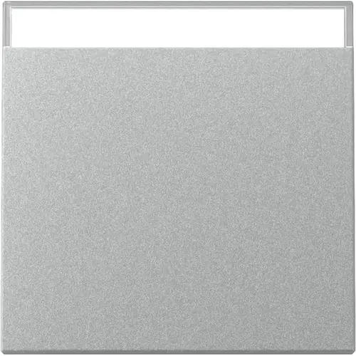 Gira 329926 schakelwip met tekstkader Systeem 55 aluminium mat