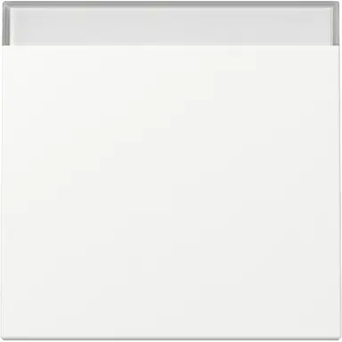 Gira 329927 schakelwip met tekstkader Systeem 55 wit mat
