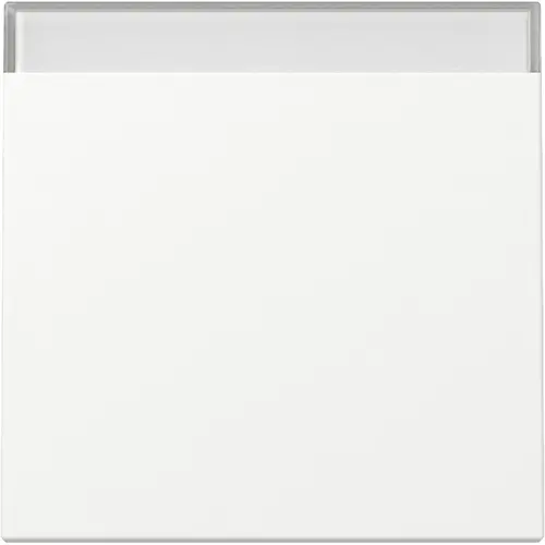 Gira 329927 schakelwip met tekstkader Systeem 55 wit mat