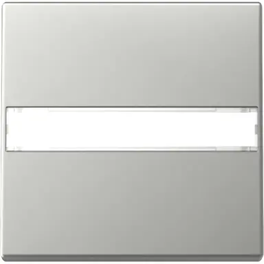 Gira 3299600 schakelwip met tekstkader Systeem 55 edelstaal