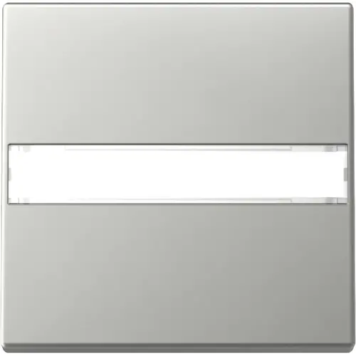 Gira 3299600 schakelwip met tekstkader Systeem 55 edelstaal