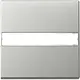 Gira 3299600 schakelwip met tekstkader Systeem 55 edelstaal