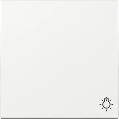 Gira 328503 schakelwip met symbool licht Systeem 55 wit glans