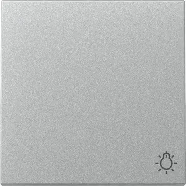Gira 328526 schakelwip met symbool licht Systeem 55 aluminium mat