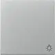 Gira 328526 schakelwip met symbool licht Systeem 55 aluminium mat