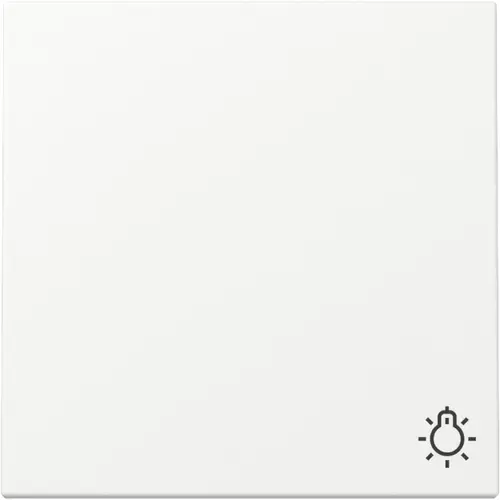 Gira 328527 schakelwip met symbool licht Systeem 55 wit mat