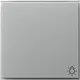 Gira 328565 schakelwip met symbool licht TX44 aluminium