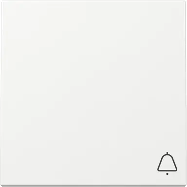 Gira 328603 schakelwip met symbool bel Systeem 55 wit glans