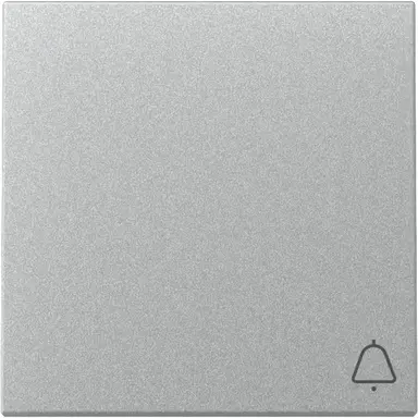 Gira 328626 schakelwip met symbool bel Systeem 55 aluminium mat