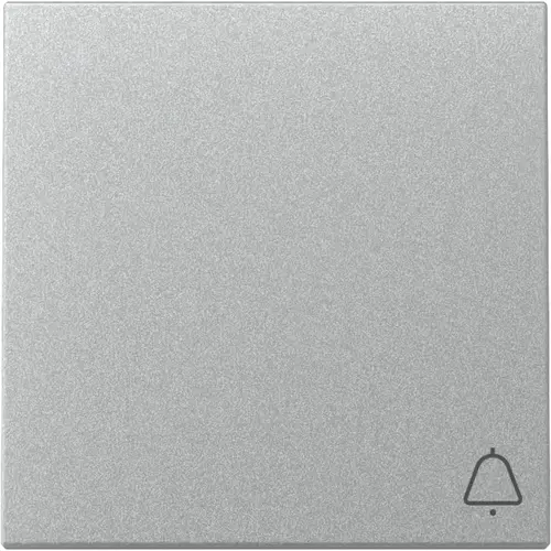 Gira 328626 schakelwip met symbool bel Systeem 55 aluminium mat