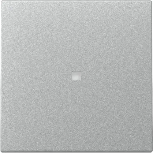 Gira 329026 schakelwip met controlevenster Systeem 55 aluminium mat